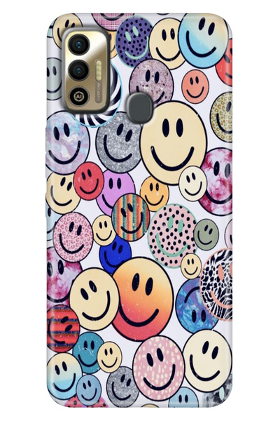 EGSTECH Tecno Spark 7 - 7t Case Colorful Themed Patterned Tpu Tecno Patterned...