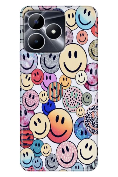 casetube Realme Note 50 4g Case Colorful Fixx Cover Silicone Emojix