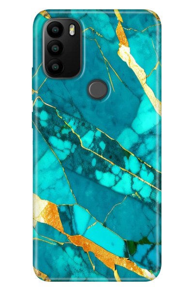 casetube جراب جنرال موبايل GM 21 Plus غطاء سيليكون مطبوع براغ رخام