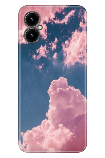 casetube Omix X5 Case Patterned Printed Hd Calligraphy Silicone Pink Cloud