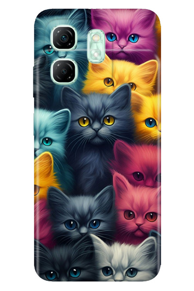 EGSTECH Infinix Hot 50I - Smart 9 Case Color Tpu Uv B Printed Patterned Silic...