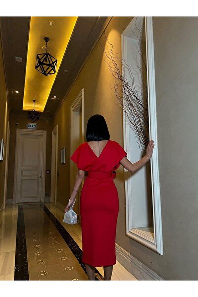 Modafeminen Viola Pearl részlet ruha piros 582167