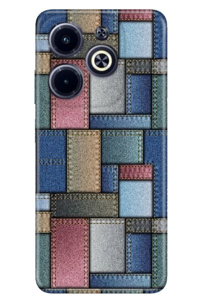 casetube حافظة Infinix Hot 40i - Spark20 - 20C بتصميم B مطبوع غطاء بنمط جين
