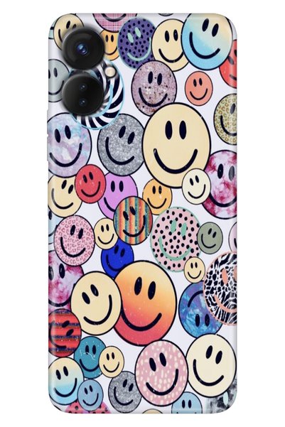 casetube Tecno Camon 19 Neo Case (CH6i) Compatible Patterned Silicone Emojix