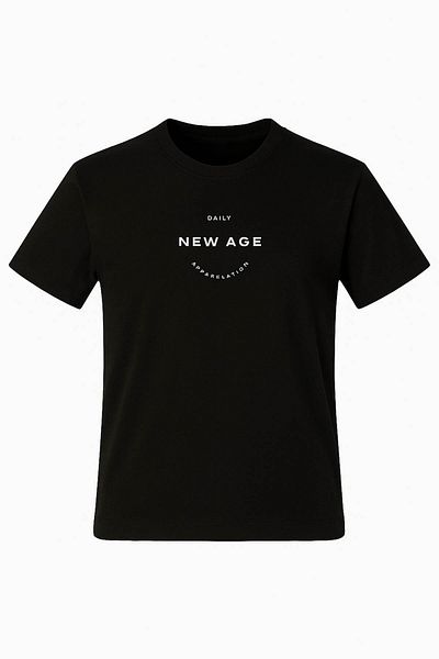 trender Black Men's T-Shirt 43168 25Y-120