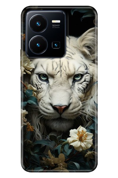 casetube حافظة Vivo Y22S -Y35 ملونة من مادة TPU UV مطبوع من السيليكون على شكل...