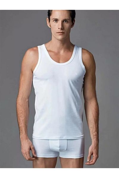 Eros Cotton Lycra 2-Pack Men's Undershirt Thclvr.1E0.0R.S
