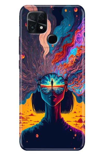casetube Poco C40 Case Colorful Themed Patterned Tpu Silicone Swirl