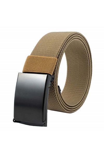 PUFO Curea bărbătească Army Elite Edition 3,8 x 125 cm, reglabilă, bej