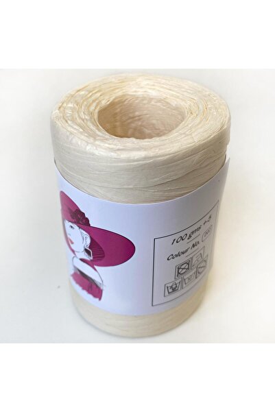 yumakça Nas Yumuşak Doğal Rafya-raffia Iplik 100 gr | Çanta Ve Supla Ipliği D02