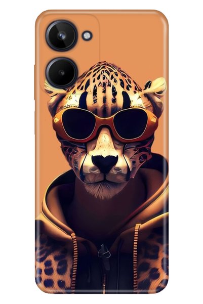 EGSTECH Realme 10 4g Case Colorful Patterned Silicone Tpu Special Design Tiger