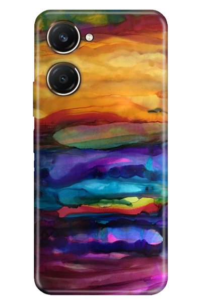 casetube جراب Vivo Y18 من السيليكون المنقوش لهاتف Vivo Y18 بلون مائي