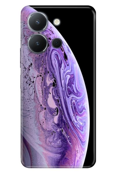 EGSTECH Vivo Y36 4g Case Colorful Tpu Uv Printed Patterned Silicone World