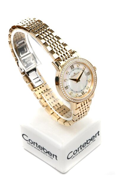 cortebert Zirkon Taşlı Kasa Cortebert Lüks Kol Saati