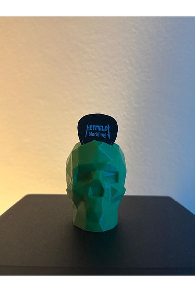Home Guitar Pick Stand - Guitar Pick Holder - Stylish Design with Skull Head Shape - Guitar Accessory