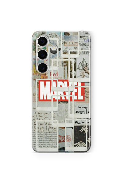 Space Star Samsung Galaxy S25 Fe Uyumlu Marvel Tasarım Baskılı Şeffaf Kılıf