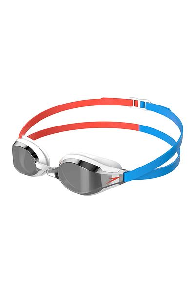 SPEEDO Fastskin Speedsocket 2 Mirror Racing Goggles (Red/Blue)