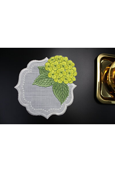 Nakışkonsept Hydrangea Patterned Cocktail Napkin