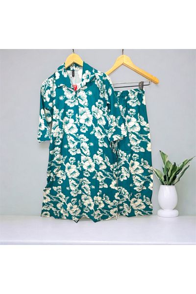 MAJESTIC STYLE FASHION Princess Cut Kurti with Pocket and Plazzo ( 2pcs set)
