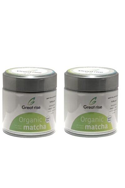 Great rise شاي أخضر ماتشا عضوي 2 قطعة في 30 جرام