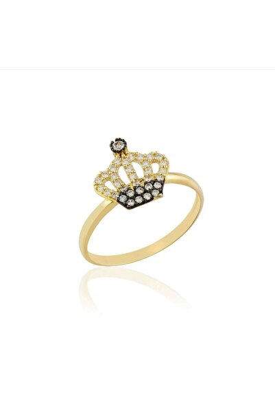 by milo jewellery 14 Ayar Kral Tacı Crown Yüzük