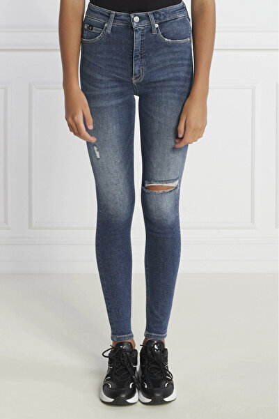 Calvin Klein Jeans Bluze de damă CKJ Super Skinny J20J221842 Albastru 31 US