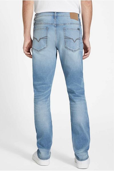 Guess Blugi barbati Guess Factory Eco Ezra Destroyed X4G144 Albastru W38-L32 US