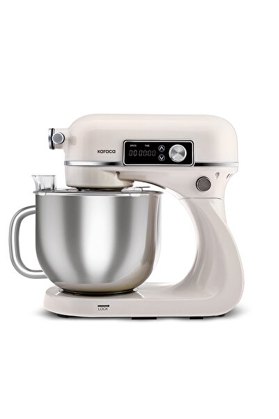 Karaca Döküm Gövdeli 12 Kademeli hız Karıştırıcı, Püre Yapma, Çırpıcı Ultra Sessiz 6 Litre Mikser