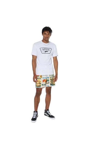 Vans Full Patch Vn000Qn8Yb21 Men's White T-Shirt