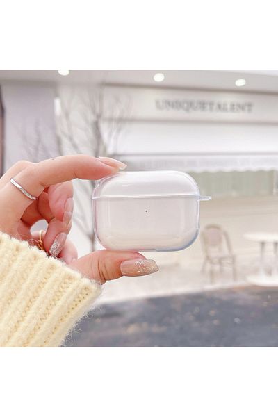 Choice For airpods 1 2 WHITE Hot Off Stylish Black Airpods Case Clear Case For Airpods 4 2 3 Pro 2 Generati