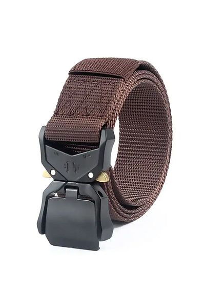 PUFO Commando Belt For Men 3.8 X 120 Cm, Brown