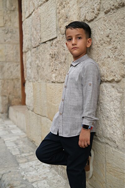 SARYA ORGANİK KETEN GÖMLEK