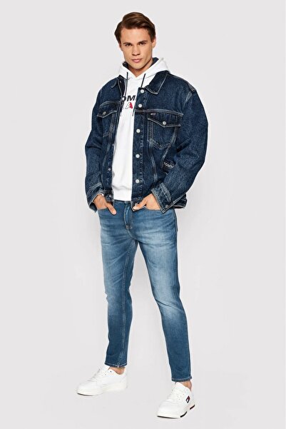 Tommy Jeans Blugi barbati Tommy Jeans Austin DM0DM09550 Blugi Albastru W31-L32 US