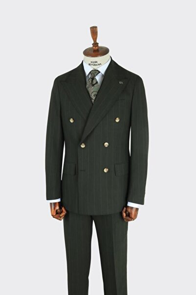 Kadir Büyükkaya Kruvaze Erkek Takım Elbise-KAB1221S