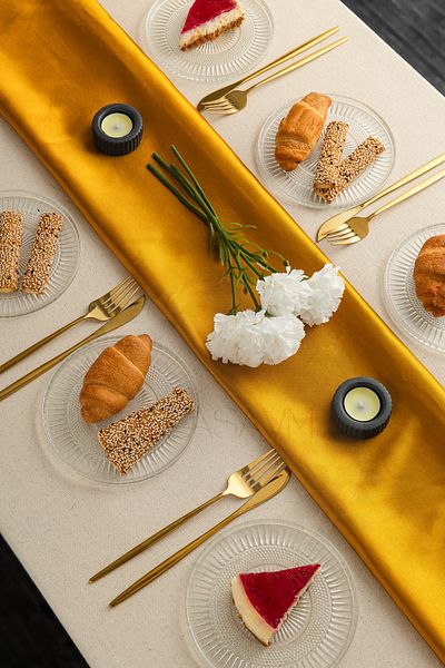 clasavm 6 Piece Diana Model Cake Plate Set for 6 People 16 cm Luxury Glass Dessert Plate