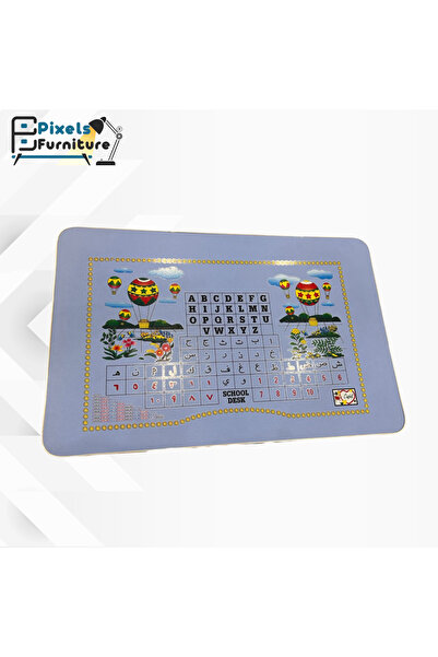 PixelsFurniture Pixel Furniture Kids Study Desk and Chair Set, Multifunctional Ergonomic Student Table, Foldable