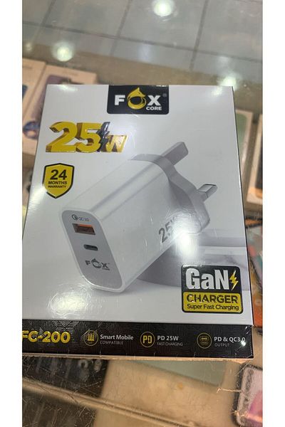 Fox 25W Dual Port Charger Head
