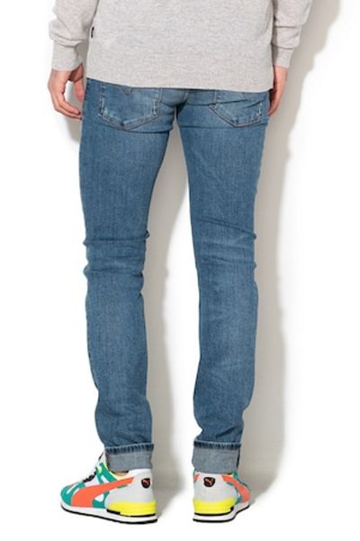 Diesel Blugi skinny slim fit Diesel Sleenker 00S7VG-069AI Albastru W34-L32 US