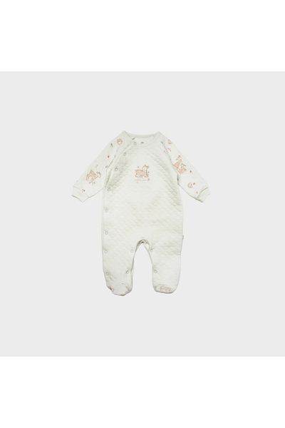Bibaby Little Deer Baby Jumpsuit 60778 Mint