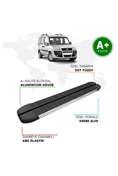 FA OTO AKSESUAR Fiat Doblo Yan Basamak 2001 – 2010 Model S-Line