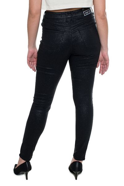 Guess Blugi skinny dama cu aspect stralucitor Negru W31-L29 US
