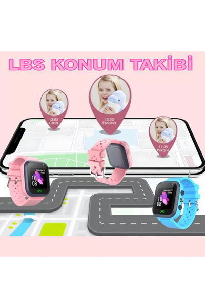 intermax Sim Kartlı Konum Ve Uzaktan Dinleme Özellikli Akıllı Çocuk Saati ( Btk Kayitli Yerli? Üreti?m )