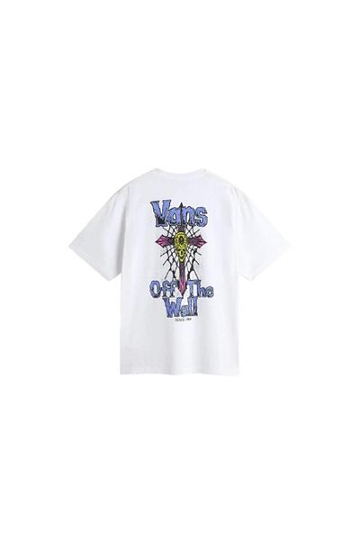 Vans Ανδρικό λευκό μπλουζάκι Z Legacy Loose Ss Vn000nwnwht1