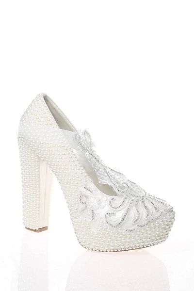 PayBuy Moda femei șic perle piatră brodate pantofi de mireasă tocuri nunta logodna seară rochie pantofi