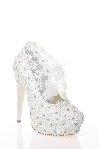 PayBuy Moda femei șic perle piatră brodate pantofi de mireasă tocuri nunta logodna seară rochie pantofi