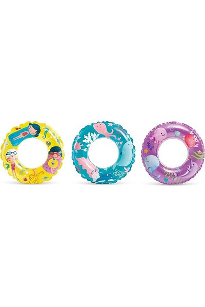 Intex Transparent Patterned Bagel 61 Cm. (59242)