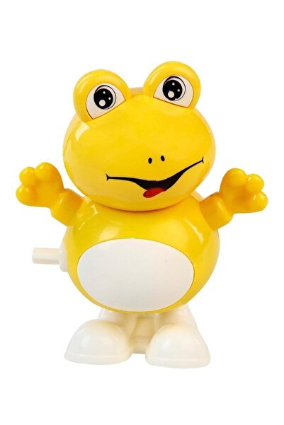Mia Sarı Kurbağa Mekanizmalı Kurmacalı Oyuncak Kurbağa Oyuncak Figür Kurbağa