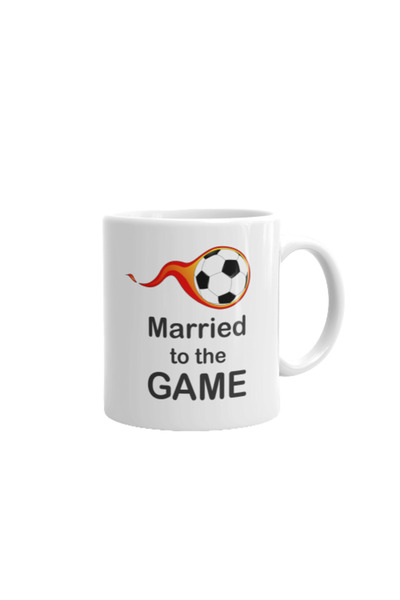 OEM Εξατομικευμένη λευκή κούπα Παντρεμένη με το παιχνίδι Ποδόσφαιρο, INOVATIX...