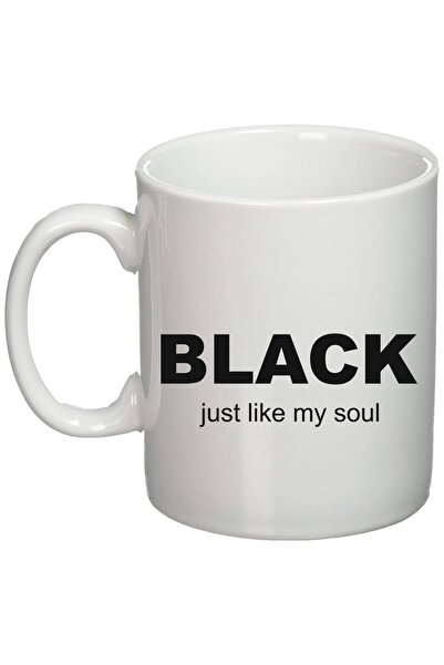 OEM Cană albă personalizată „Black!”, INOVATIX®. 330 ml