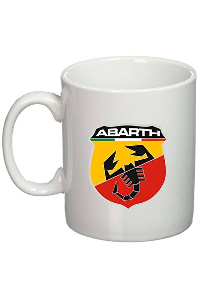OEM Cană albă personalizată „Abarth”, INOVATIX®. 330 ml